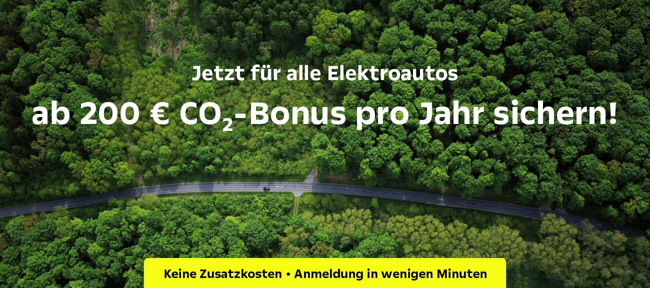 CO2-Bonus für e-Autos
