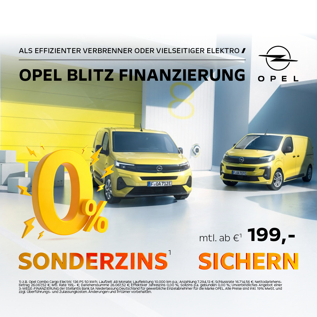 Opel NFZ Blitz Finanzierung