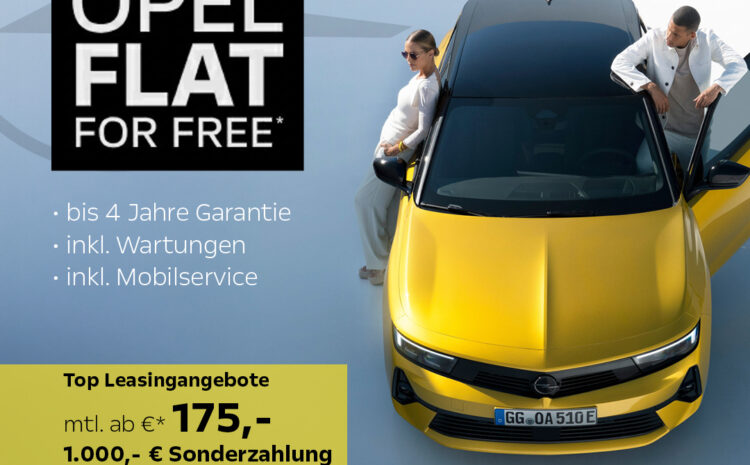  Opel Flat Deals