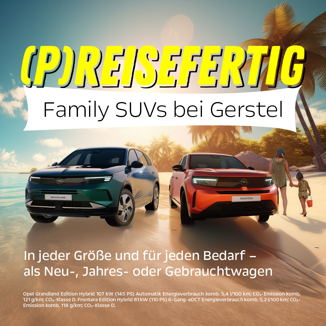 BEITRAG Family SUVs beim Gerstel BEITRAG Family SUVs beim Gerstel