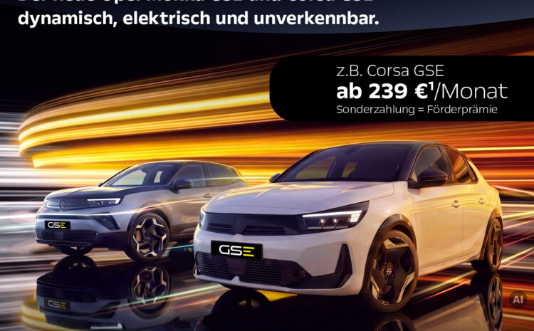 Die neuen Opel GSE Modelle